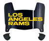 Los Angeles Rams Mini Football Helmet Visor Shield w/ Clips - PICK VISOR & LOGO COLOR