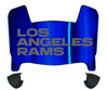 Los Angeles Rams Mini Football Helmet Visor Shield w/ Clips - PICK VISOR & LOGO COLOR
