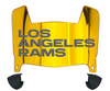 Los Angeles Rams Mini Football Helmet Visor Shield w/ Clips - PICK VISOR & LOGO COLOR
