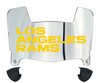 Los Angeles Rams Mini Football Helmet Visor Shield w/ Clips - PICK VISOR & LOGO COLOR