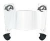 Los Angeles Rams Mini Football Helmet Visor Shield w/ Clips - PICK VISOR & LOGO COLOR