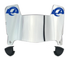 Los Angeles Rams Mini Football Helmet Visor Shield w/ Clips - PICK VISOR & LOGO COLOR