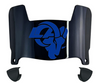 Los Angeles Rams Mini Football Helmet Visor Shield w/ Clips - PICK VISOR & LOGO COLOR