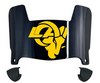 Los Angeles Rams Mini Football Helmet Visor Shield w/ Clips - PICK VISOR & LOGO COLOR
