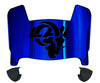 Los Angeles Rams Mini Football Helmet Visor Shield w/ Clips - PICK VISOR & LOGO COLOR