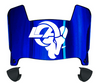 Los Angeles Rams Mini Football Helmet Visor Shield w/ Clips - PICK VISOR & LOGO COLOR