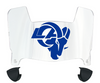 Los Angeles Rams Mini Football Helmet Visor Shield w/ Clips - PICK VISOR & LOGO COLOR