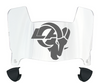 Los Angeles Rams Mini Football Helmet Visor Shield w/ Clips - PICK VISOR & LOGO COLOR