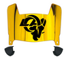 Los Angeles Rams Mini Football Helmet Visor Shield w/ Clips - PICK VISOR & LOGO COLOR