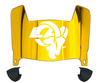 Los Angeles Rams Mini Football Helmet Visor Shield w/ Clips - PICK VISOR & LOGO COLOR