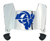 Los Angeles Rams Mini Football Helmet Visor Shield w/ Clips - PICK VISOR & LOGO COLOR