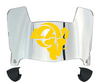 Los Angeles Rams Mini Football Helmet Visor Shield w/ Clips - PICK VISOR & LOGO COLOR