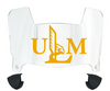 Louisiana Monroe Warhawks Mini Football Helmet Visor Shield w/ Clips - PICK VISOR & LOGO COLOR