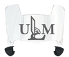 Louisiana Monroe Warhawks Mini Football Helmet Visor Shield w/ Clips - PICK VISOR & LOGO COLOR