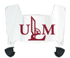 Louisiana Monroe Warhawks Mini Football Helmet Visor Shield w/ Clips - PICK VISOR & LOGO COLOR