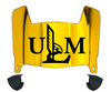 Louisiana Monroe Warhawks Mini Football Helmet Visor Shield w/ Clips - PICK VISOR & LOGO COLOR