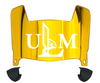 Louisiana Monroe Warhawks Mini Football Helmet Visor Shield w/ Clips - PICK VISOR & LOGO COLOR