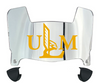 Louisiana Monroe Warhawks Mini Football Helmet Visor Shield w/ Clips - PICK VISOR & LOGO COLOR