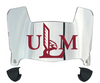 Louisiana Monroe Warhawks Mini Football Helmet Visor Shield w/ Clips - PICK VISOR & LOGO COLOR
