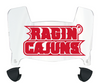 Louisiana Rajin Cajuns Mini Football Helmet Visor Shield w/ Clips - PICK VISOR & LOGO COLOR - SportsJewelryProShop