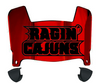 Louisiana Rajin Cajuns Mini Football Helmet Visor Shield w/ Clips - PICK VISOR & LOGO COLOR - SportsJewelryProShop