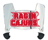 Louisiana Rajin Cajuns Mini Football Helmet Visor Shield w/ Clips - PICK VISOR & LOGO COLOR - SportsJewelryProShop