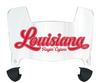 Louisiana Rajin Cajuns Mini Football Helmet Visor Shield w/ Clips - PICK VISOR & LOGO COLOR - SportsJewelryProShop