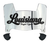 Louisiana Rajin Cajuns Mini Football Helmet Visor Shield w/ Clips - PICK VISOR & LOGO COLOR - SportsJewelryProShop