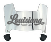Louisiana Rajin Cajuns Mini Football Helmet Visor Shield w/ Clips - PICK VISOR & LOGO COLOR - SportsJewelryProShop