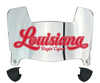 Louisiana Rajin Cajuns Mini Football Helmet Visor Shield w/ Clips - PICK VISOR & LOGO COLOR - SportsJewelryProShop