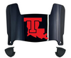Louisiana Tech Bulldogs Mini Football Helmet Visor Shield w/ Clips - PICK VISOR & LOGO COLOR