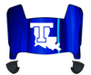 Louisiana Tech Bulldogs Mini Football Helmet Visor Shield w/ Clips - PICK VISOR & LOGO COLOR