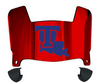 Louisiana Tech Bulldogs Mini Football Helmet Visor Shield w/ Clips - PICK VISOR & LOGO COLOR