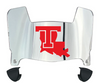 Louisiana Tech Bulldogs Mini Football Helmet Visor Shield w/ Clips - PICK VISOR & LOGO COLOR