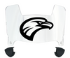 Louisiana Monroe Warhawks Mini Football Helmet Visor Shield w/ Clips - PICK VISOR & LOGO COLOR