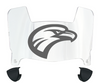 Louisiana Monroe Warhawks Mini Football Helmet Visor Shield w/ Clips - PICK VISOR & LOGO COLOR