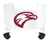 Louisiana Monroe Warhawks Mini Football Helmet Visor Shield w/ Clips - PICK VISOR & LOGO COLOR