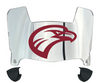 Louisiana Monroe Warhawks Mini Football Helmet Visor Shield w/ Clips - PICK VISOR & LOGO COLOR