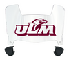 Louisiana Monroe Warhawks Mini Football Helmet Visor Shield w/ Clips - PICK VISOR & LOGO COLOR