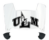 Louisiana Monroe Warhawks Mini Football Helmet Visor Shield w/ Clips - PICK VISOR & LOGO COLOR