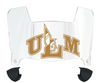 Louisiana Monroe Warhawks Mini Football Helmet Visor Shield w/ Clips - PICK VISOR & LOGO COLOR