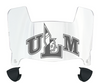 Louisiana Monroe Warhawks Mini Football Helmet Visor Shield w/ Clips - PICK VISOR & LOGO COLOR