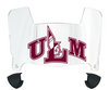Louisiana Monroe Warhawks Mini Football Helmet Visor Shield w/ Clips - PICK VISOR & LOGO COLOR