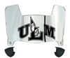 Louisiana Monroe Warhawks Mini Football Helmet Visor Shield w/ Clips - PICK VISOR & LOGO COLOR