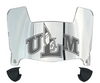 Louisiana Monroe Warhawks Mini Football Helmet Visor Shield w/ Clips - PICK VISOR & LOGO COLOR