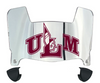 Louisiana Monroe Warhawks Mini Football Helmet Visor Shield w/ Clips - PICK VISOR & LOGO COLOR