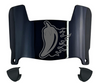 Louisiana Rajin Cajuns Mini Football Helmet Visor Shield w/ Clips - PICK VISOR & LOGO COLOR - SportsJewelryProShop
