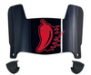 Louisiana Rajin Cajuns Mini Football Helmet Visor Shield w/ Clips - PICK VISOR & LOGO COLOR - SportsJewelryProShop