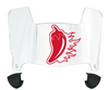 Louisiana Rajin Cajuns Mini Football Helmet Visor Shield w/ Clips - PICK VISOR & LOGO COLOR - SportsJewelryProShop