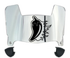 Louisiana Rajin Cajuns Mini Football Helmet Visor Shield w/ Clips - PICK VISOR & LOGO COLOR - SportsJewelryProShop